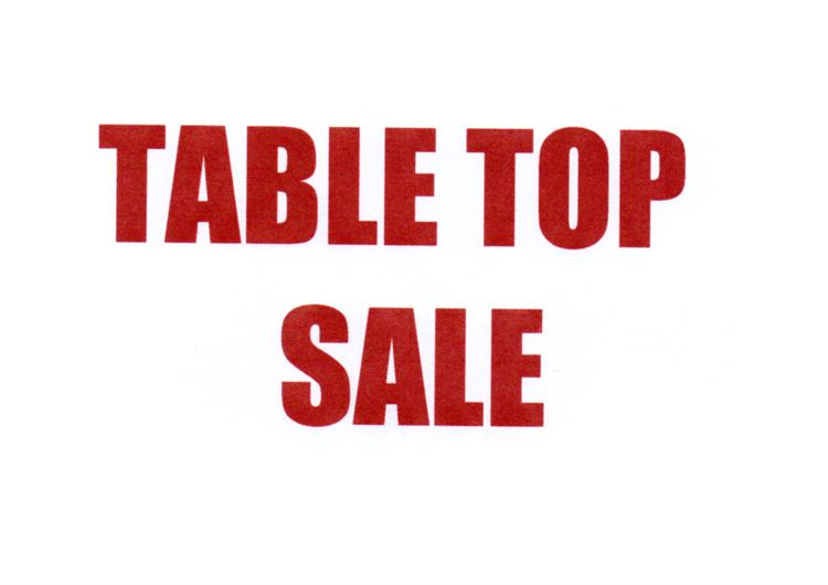 Borstal Table Top Sale