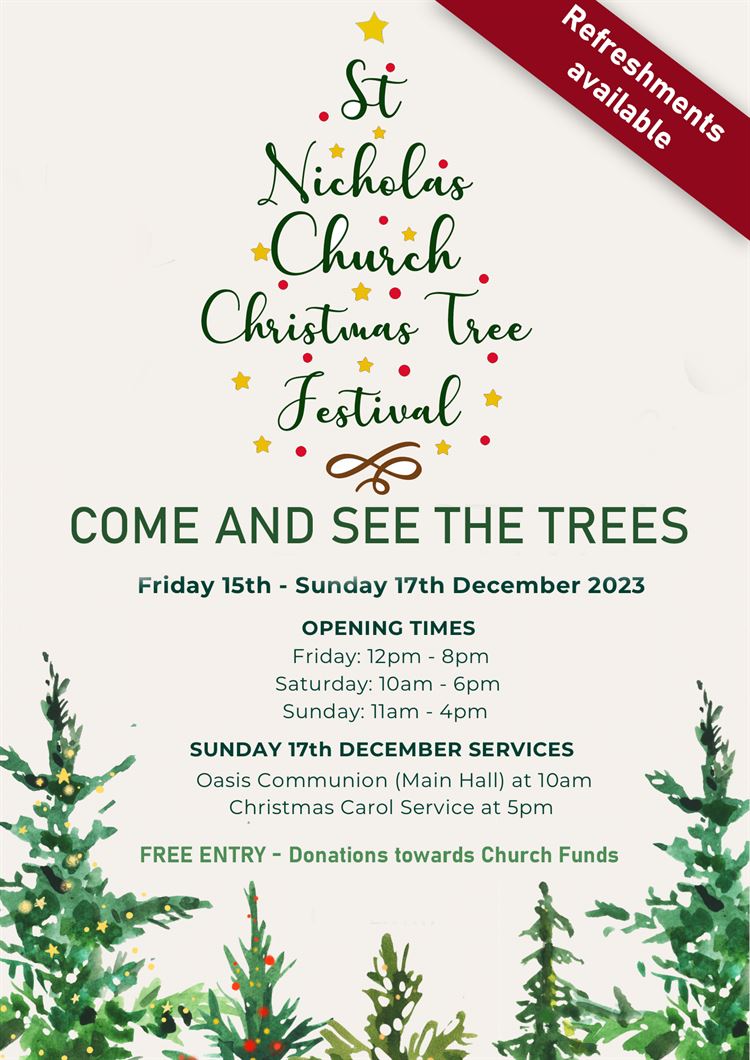 St Nicholas Church Allington Christmas Tree Festival